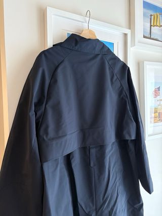 Trench azul marino Zara