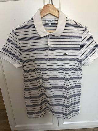 Polo Lacoste Rayas Talla M