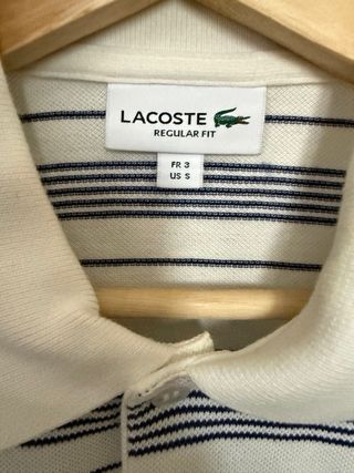 Polo Lacoste Rayas Talla M