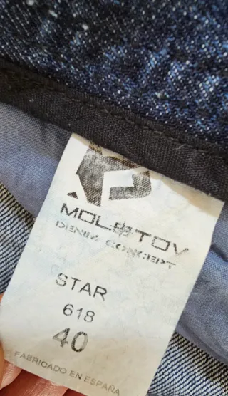 Pantalón Vaquero MOLOTOV Azul