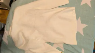 Abrigo Zara Blanco Talla S