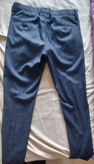 Traje azul Mango