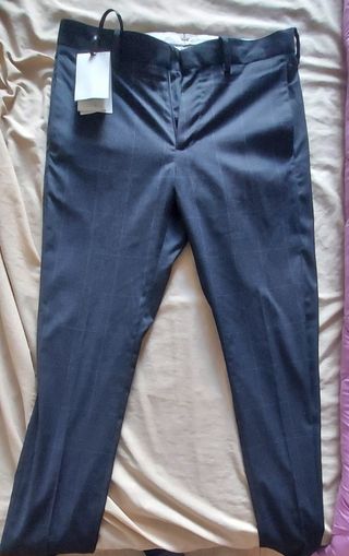 Traje azul Mango