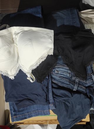 Pantalones premamá vaqueros casi nuevos 