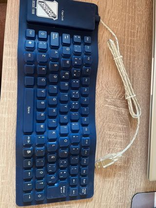 Teclado Flexible BRUGAL Azul USB