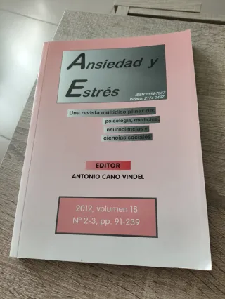 Libro ansiedad y estrés 