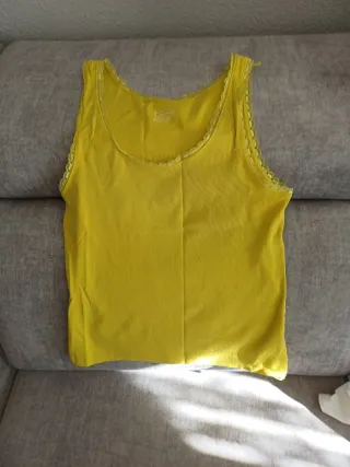 Camisetas manga corta Encaje  
