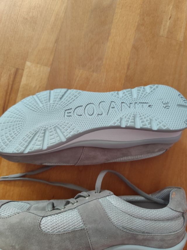 Scarpe comode beige/grigie ecosanit
