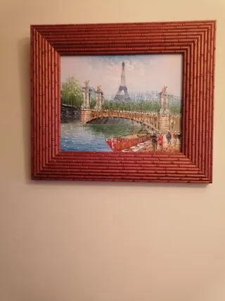 Cuadro al óleo de París