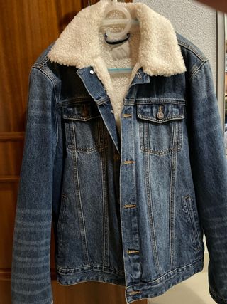 Chaqueta vaquera Mango borreguillo Talla xl