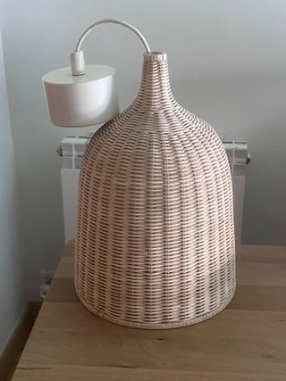 Lámpara de techo mimbre IKEA