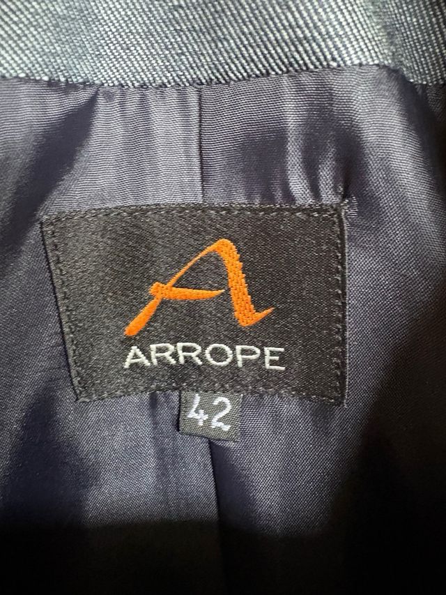 Traje americana y pantalón gris T42