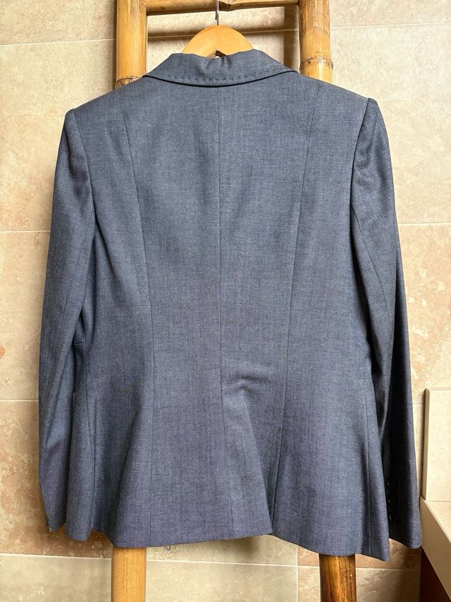 Traje americana y pantalón gris T42