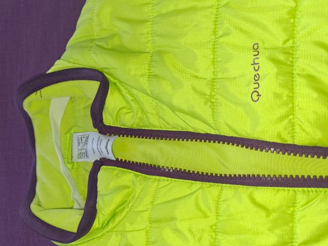 Chaqueta niña verde Quechua talla 6