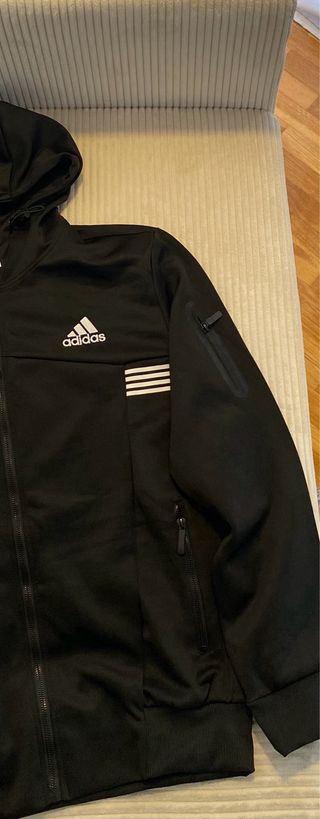 Sudadera Adidas Negra con Capucha