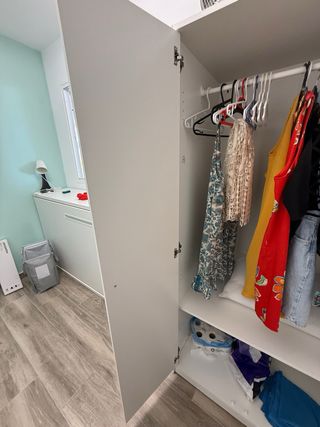 Armario de dormitorio blanco. Impecable estado