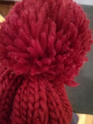 Gorro de lana invierno pompón