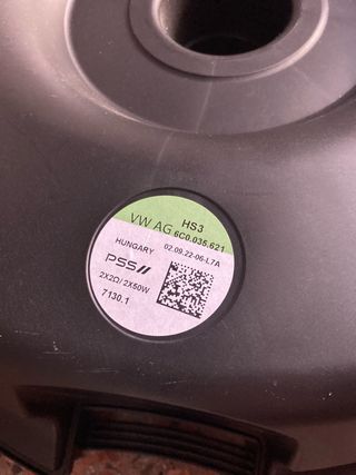 Subwoofer Seat Leon Cupra, rueda de repuesto