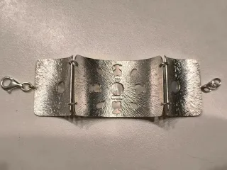 Pulsera Tous Minerva Ancha Plata y Piedras