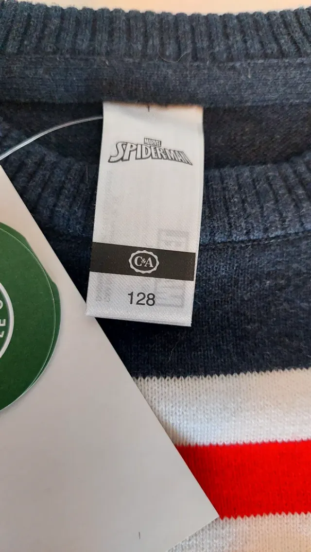 Jersey Spiderman Talla 128 C&A
