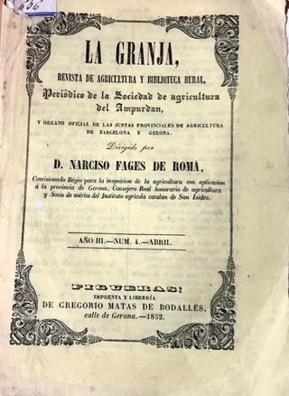 La Granja : revista de Agricultura y biblioteca ru