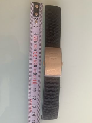 Correa Longines Caucho Negra