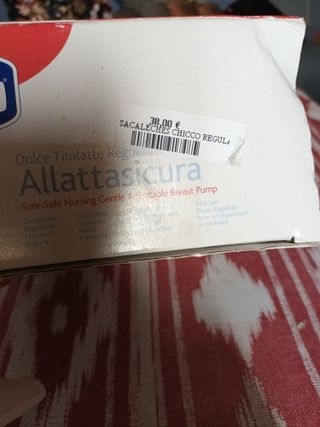 Sacaleches manual Chicco Allattasicura 0m+