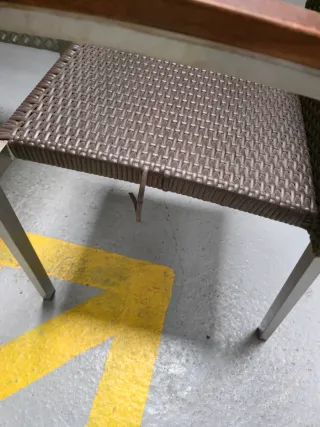 Mesa de exterior con 6 sillas