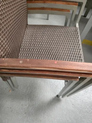Mesa de exterior con 6 sillas
