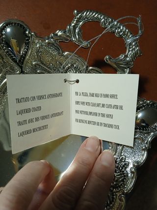 Portatutto in Silver Plated