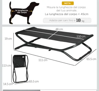 Cama para perro nueva