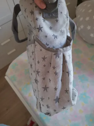 Bolsa carrito bebé estrellas gris