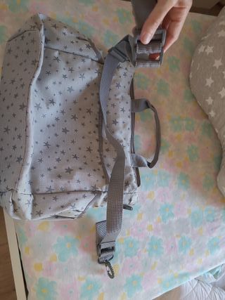 Bolsa carrito bebé estrellas gris
