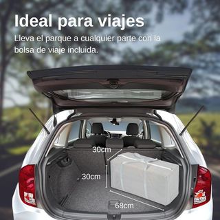 ❤️PARQUE INFANTIL PLEGABLE DE BEBE+ALFOMBRA 120cm