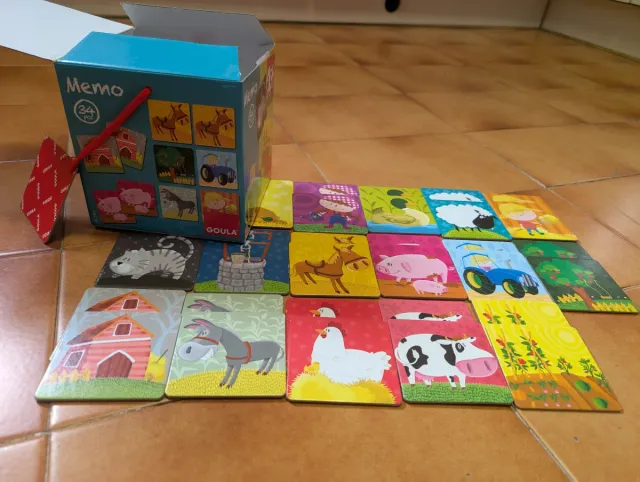 Juego de memoria Goula 34 piezas