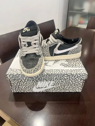 Zapatillas Nike Air Jordan 1 Low Elephant, origina