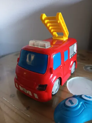 Camión bomberos teledirigido con mando