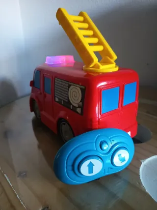 Camión bomberos teledirigido con mando