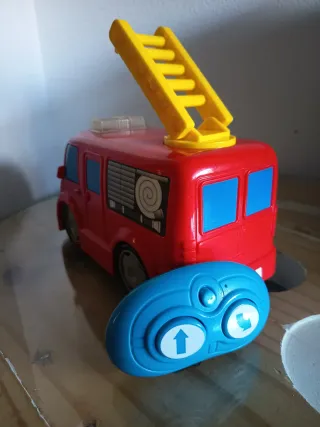 Camión bomberos teledirigido con mando