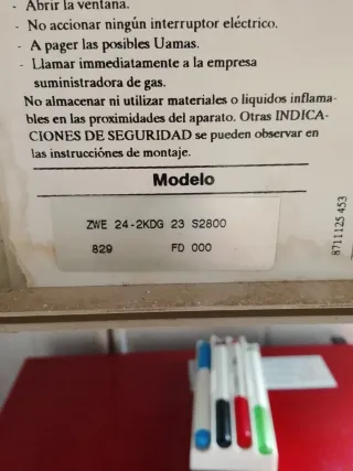 Pieza Caldera Junkers