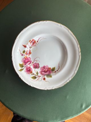 Vajilla Vintage CIFPLA Gijón 53 Piezas Porcelana