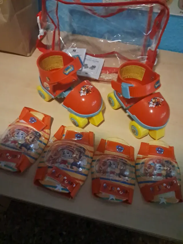 Patines y protecciones Paw Patrol