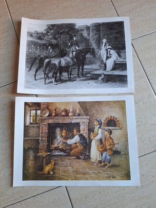 Láminas decorativas estilo antiguo