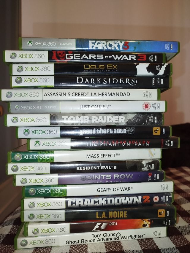Lote 17 juegos Xbox 360