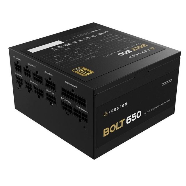 Fuente Alimentación Forgeon Bolt 650W 80+ Gold