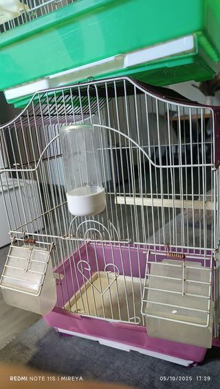 2 Jaulas para pájaros
