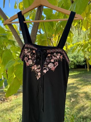 Camisa tirantes vintage American Eagle negra
