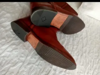 Botas de piel marrones talla 41