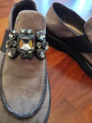 Mocassini Alfredo Giantin con strass