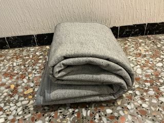 Alfombra azul lavable para pasillo/cocina